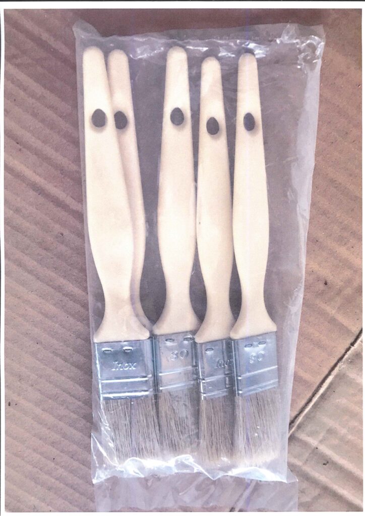 Pinceau pâtissier par 5